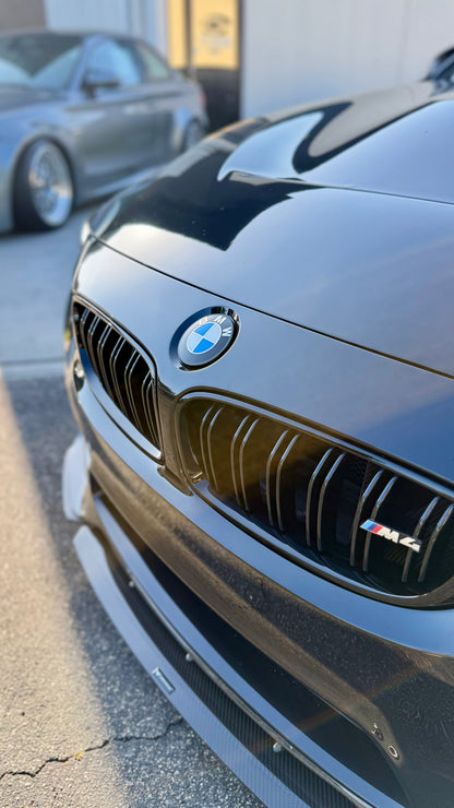 BMW F Series Dechromed Gloss Black Badges / Roundels