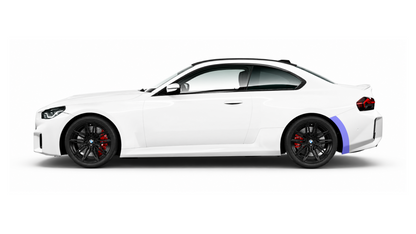 BMW M2 G87 Rear Wheel Bumper Arch Paint Protection Kit.