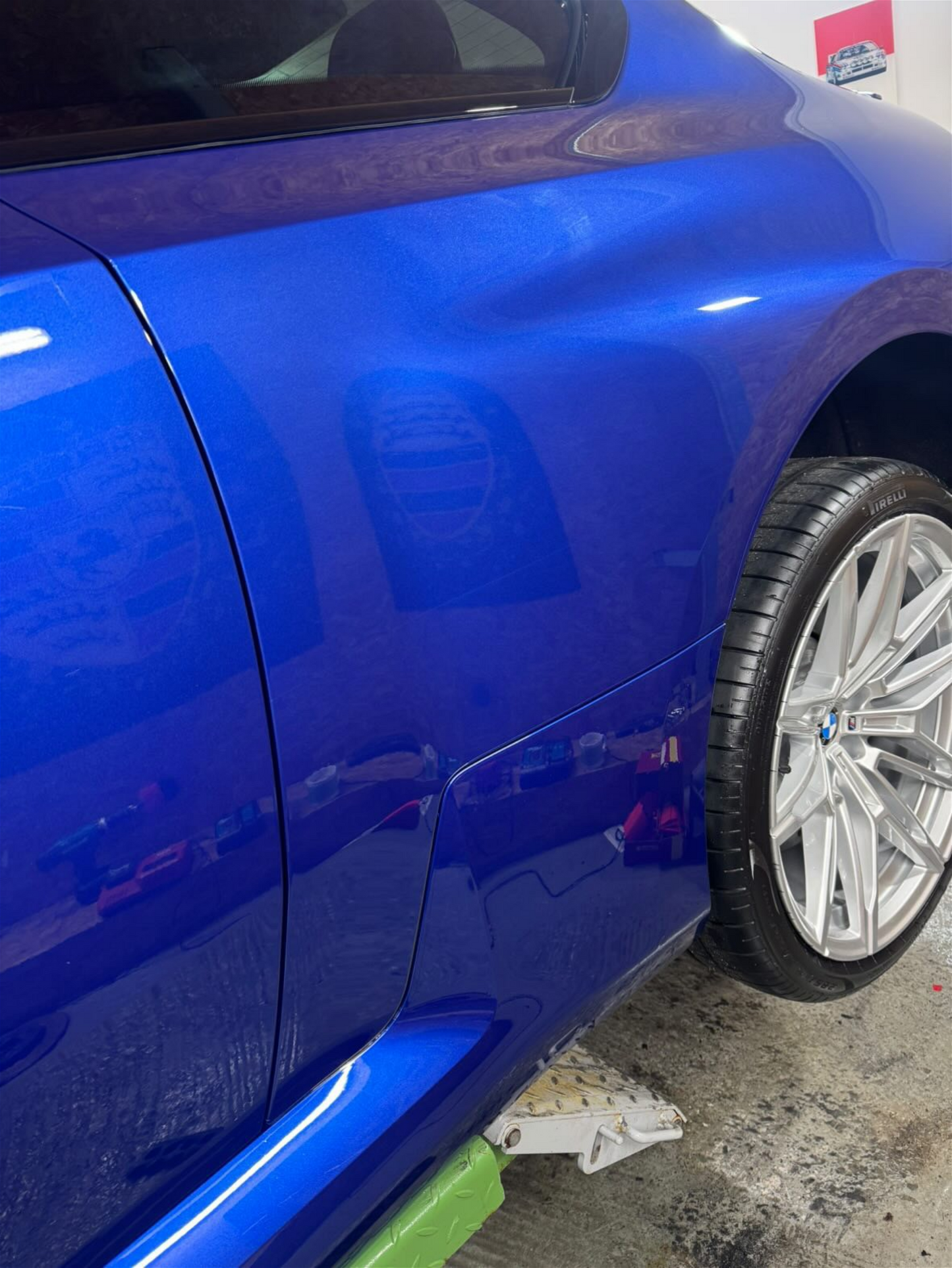 BMW M2 G87 Full Side Profile installation of Gloss Transparent Self Healing PPF. 