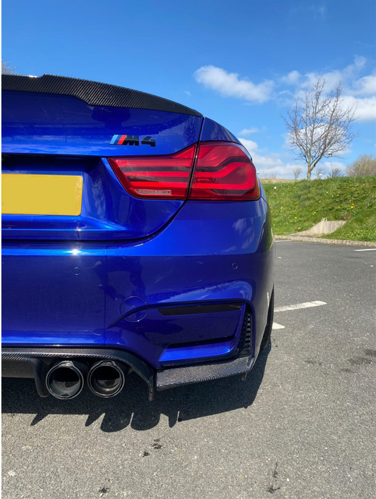 BMW M3 F80 & M4 F82 rear reflector delete kit.