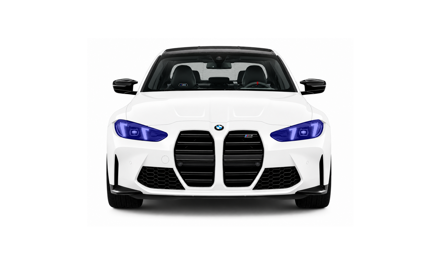 BMW M3 Front Headlights Paint Protection Film Kit G80 G81.