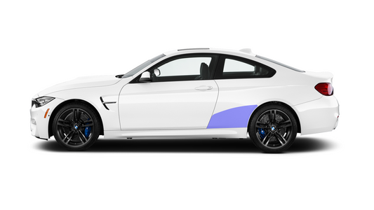 BMW 4 Series, including M4 & M4 Competition Large Rear Quarter Paint Protection Film Kit (F32 | F33 | F82 | F83)