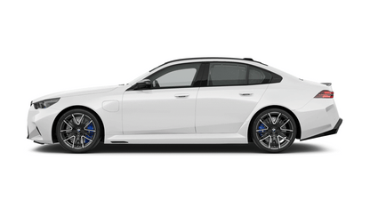BMW 5 Series G60 G61, including M5 G90 G99 piano black exterior B pillars and C pillars PPF protector kit.