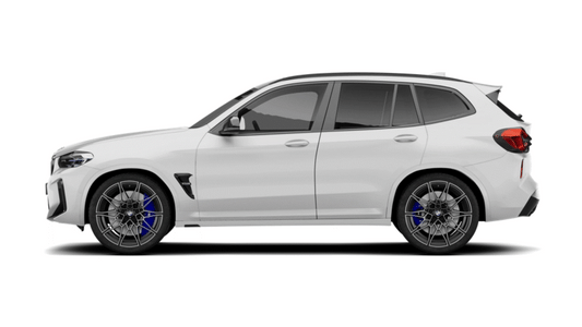 BMW X3 G01 & X3M F97 piano black B pillar, C pillar and spoiler trim PPF wrap kit, stopping scratches and fingerprints.