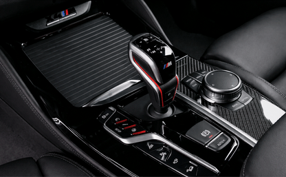 BMW X3, X4, X3M, & X4M pre LCI center console interior PPF kit pre cut coverage area.