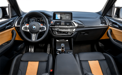 BMW X3, X4, X3M, & X4M pre LCI dashboard interior PPF kit pre cut coverage area.