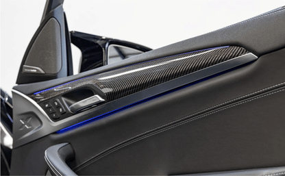 BMW X3, X4, X3M, & X4M pre LCI door card trim PPF kit pre cut coverage area.