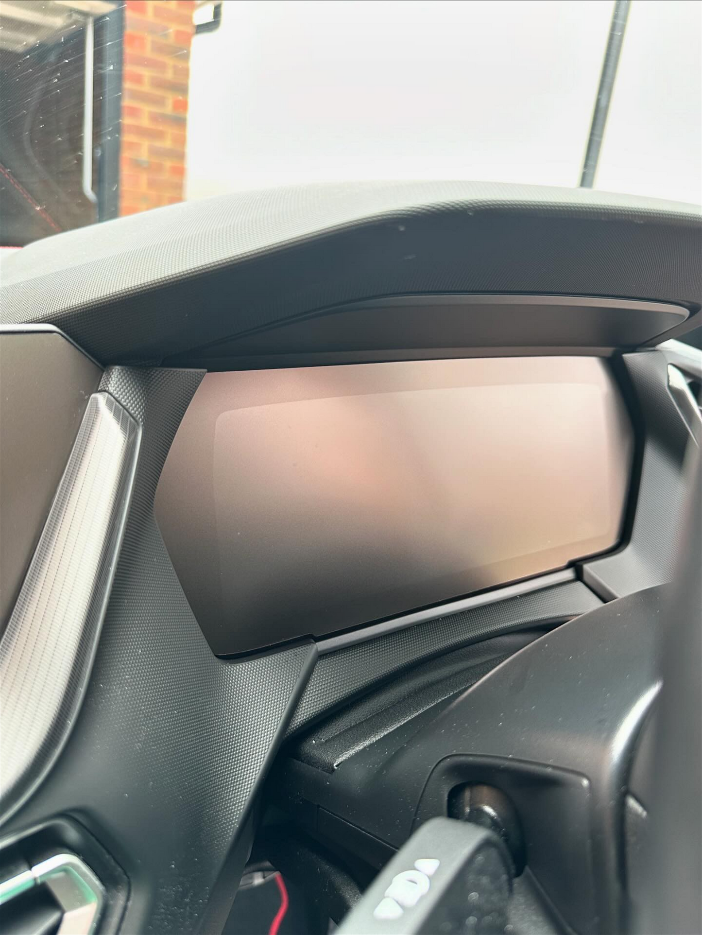 BMW Z4 instrument cluster screen protector finished in matte anti glare PPF, fixing scratches and damage to the screen.