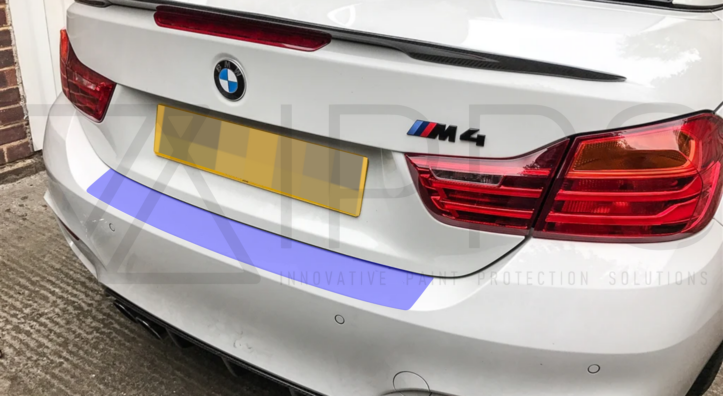 BMW 4 Series, including M4 & M4 Competition Rear Bumper Lip / Edge Paint Protection Film Kit (F32 | F33 | F82 | F83)