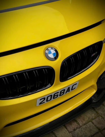 BMW F Series Dechromed Gloss Black Badges / Roundels