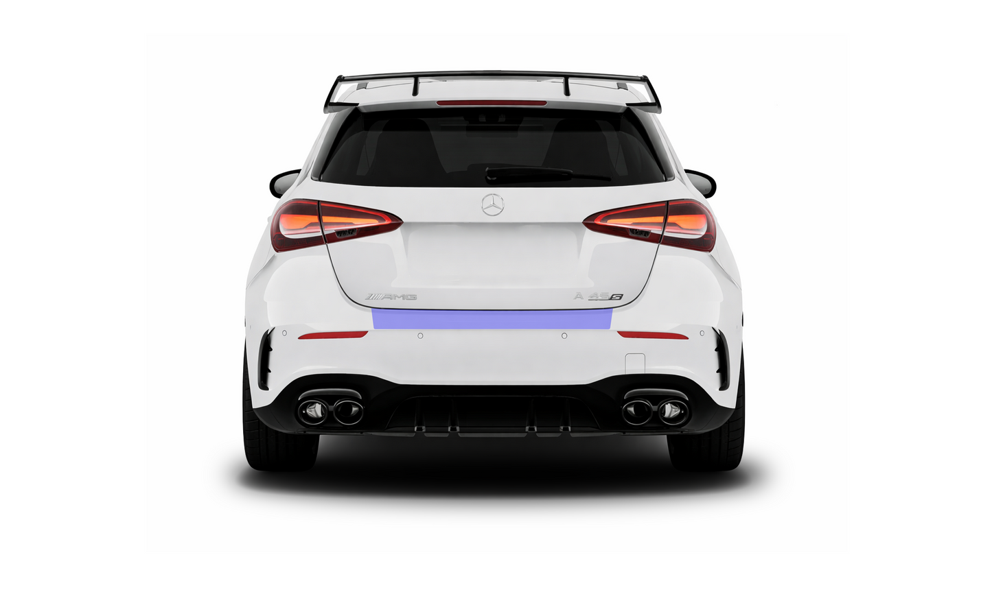 Mercedes A Class | A35 | A45 AMG Rear Bumper Boot Lip / Edge Paint Protection Film Kit (W177)