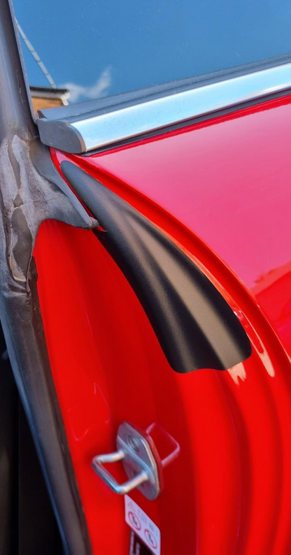 MINI Cooper Door Shut Jamb Paint Protection Film Kit in Textured Black suitable for F56 F57 F66 F67 J01 models. 