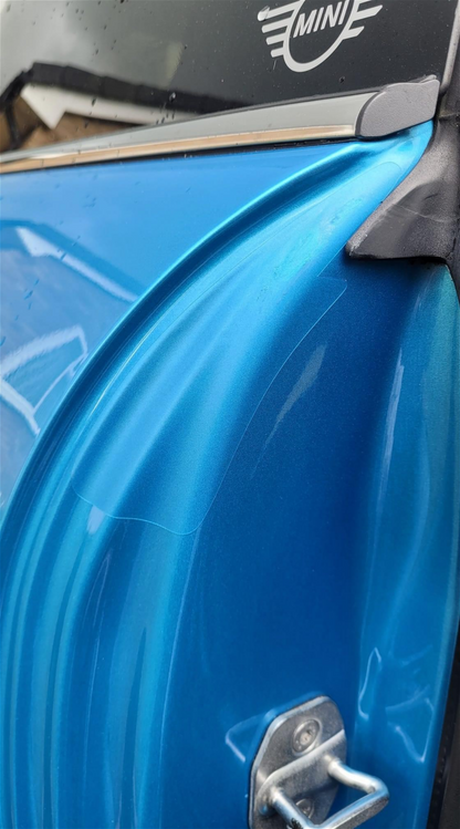 MINI Cooper F56 F57 F66 F67 J01 Door Shut Paint Protection Film Kit in Matte Frozen Transparent. 