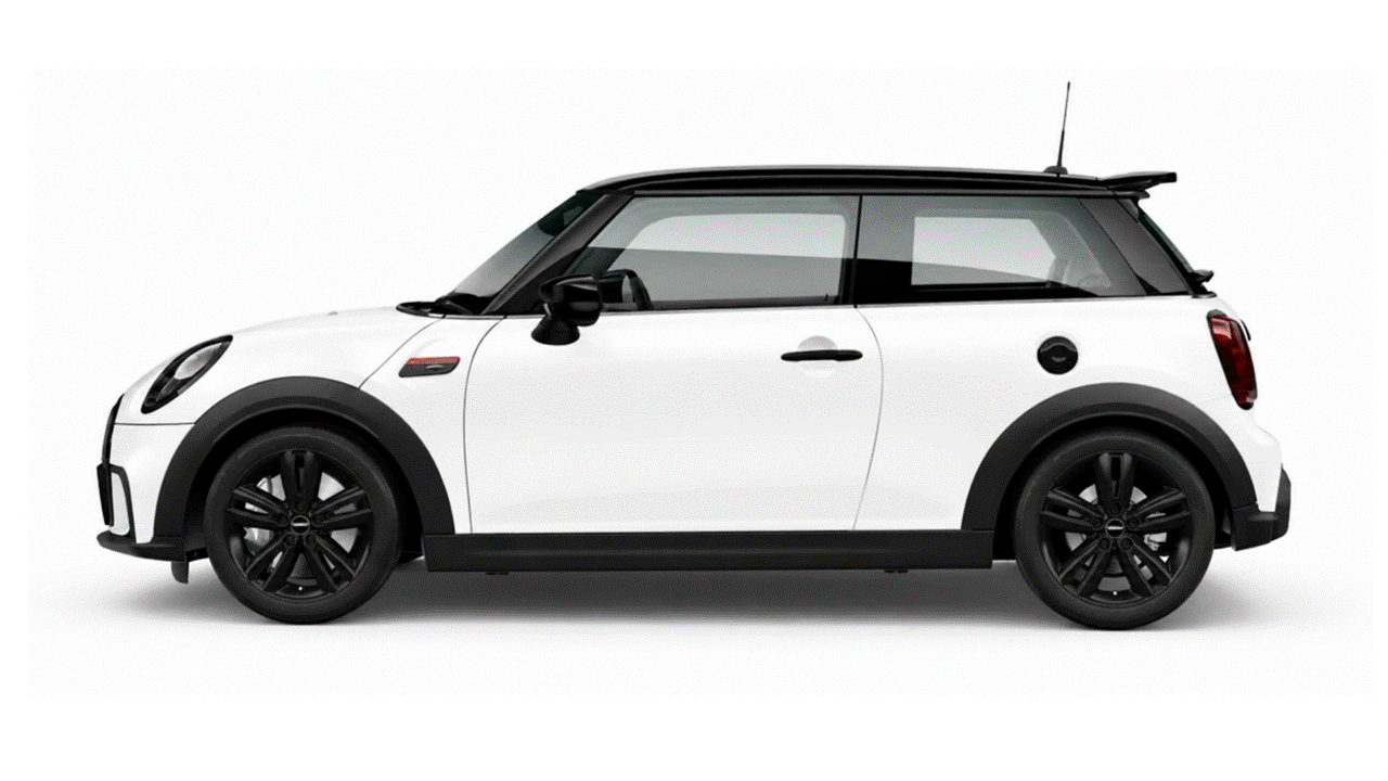 MINI Cooper F55, F56 & F57 B Pillar, C Pillar and spoiler trim PPF kit coverage to prevent scratches and fingerprints. 