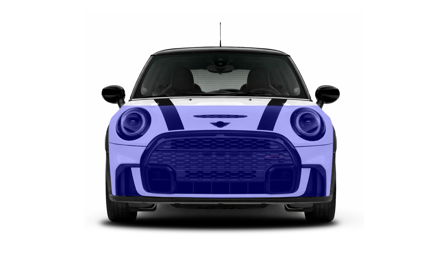 MINI Cooper Cooper S JCW Front End Paint Protection Film Kit for F55 F56 F57 models. 
