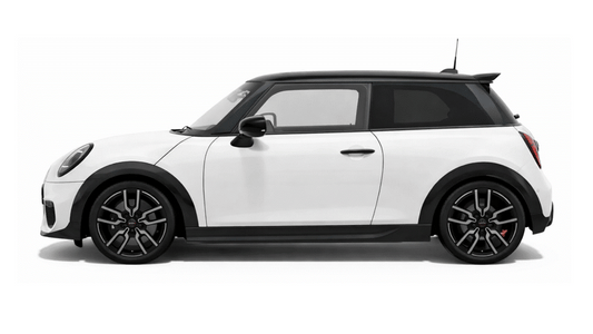 MINI Cooper Exterior Gloss Black Plastics Paint Protection Film Kit F65 F66 F67 J01.