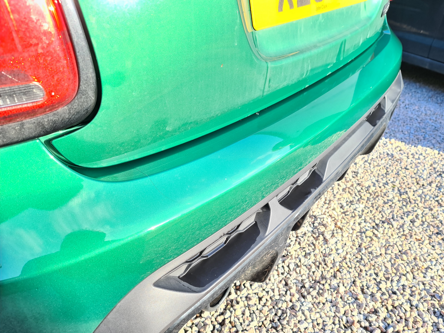 MINI Cooper Rear Bumper Lip Edge Anti Scratch Self Healing PPF Paint Protection Film Kit. 