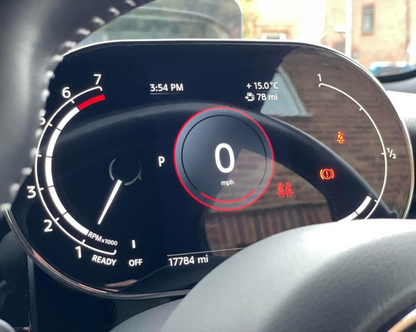 MINI Cooper Countryman Clubman Digital Instrument Cluster Screen Protection Film Kit in Gloss suitable for F54 F55 F56 F57 F60 models. 