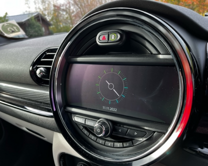 Mini navigation screen 8.8inch installed with Matte PPF screen protection kit. 