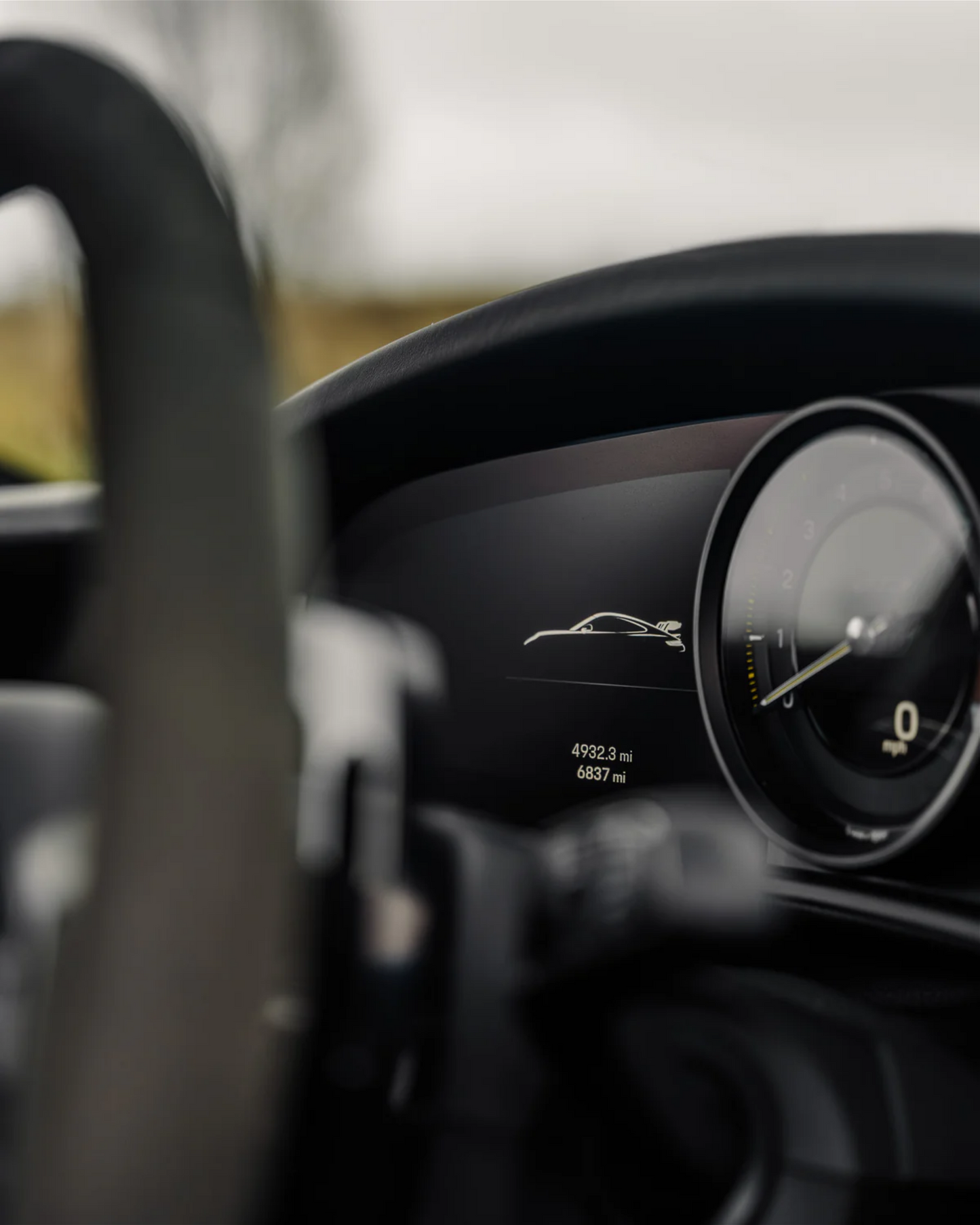 Porsche 911 992 speedometer display screen protector.