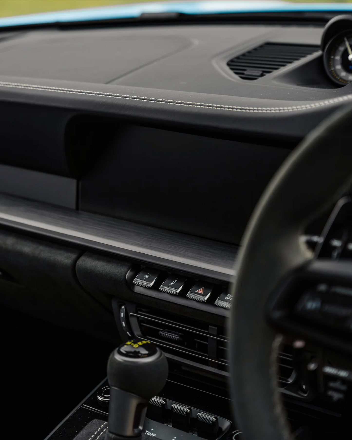 Porsche 911 992.1 & 992.2 matte navigation screen protector.