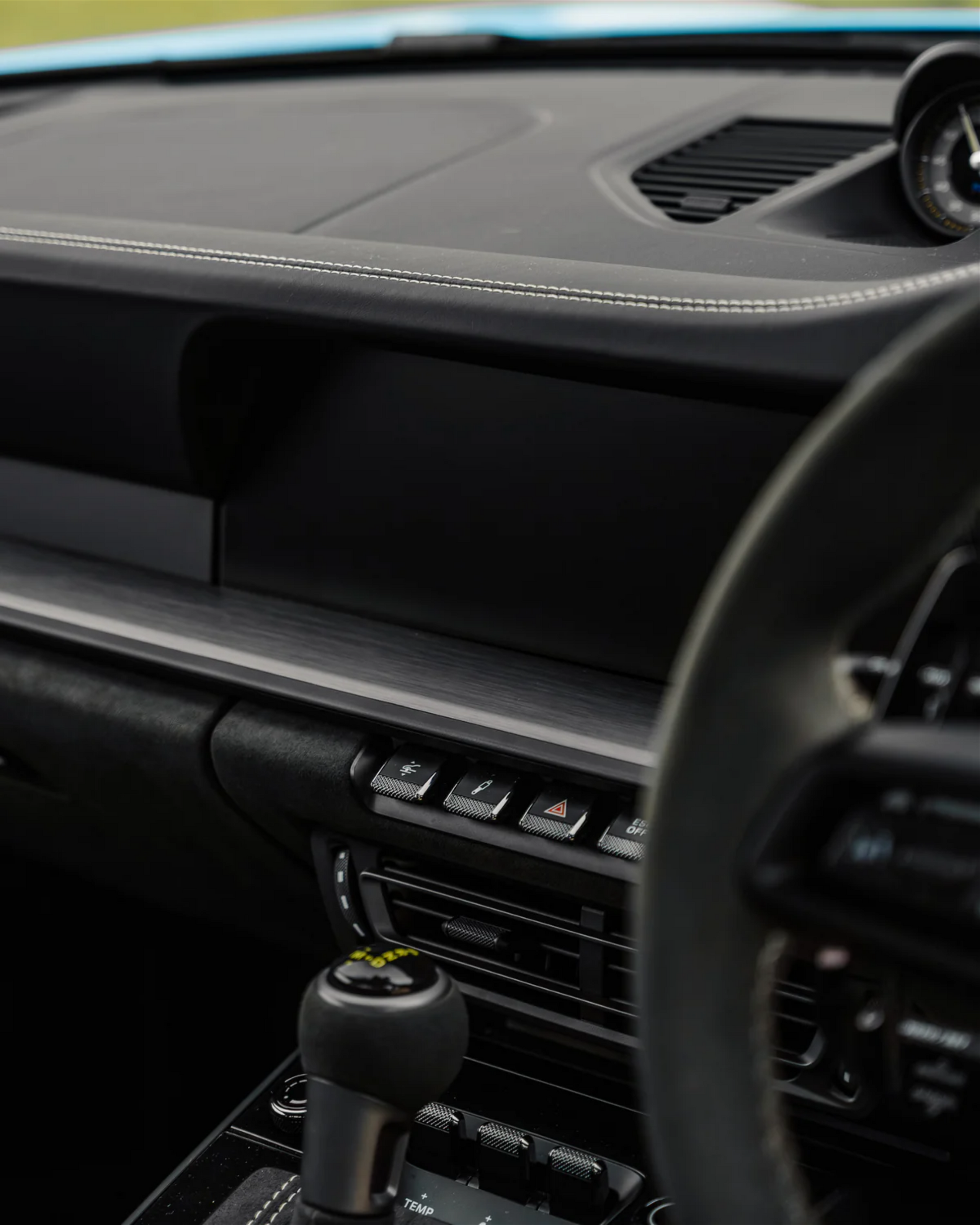 Porsche 911 992.1 & 992.2 matte navigation screen protector.