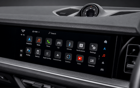 Porsche Cayenne 2024+ GEN 3 9Y0 Navigation Infotainment Screen Protection Film Kit.