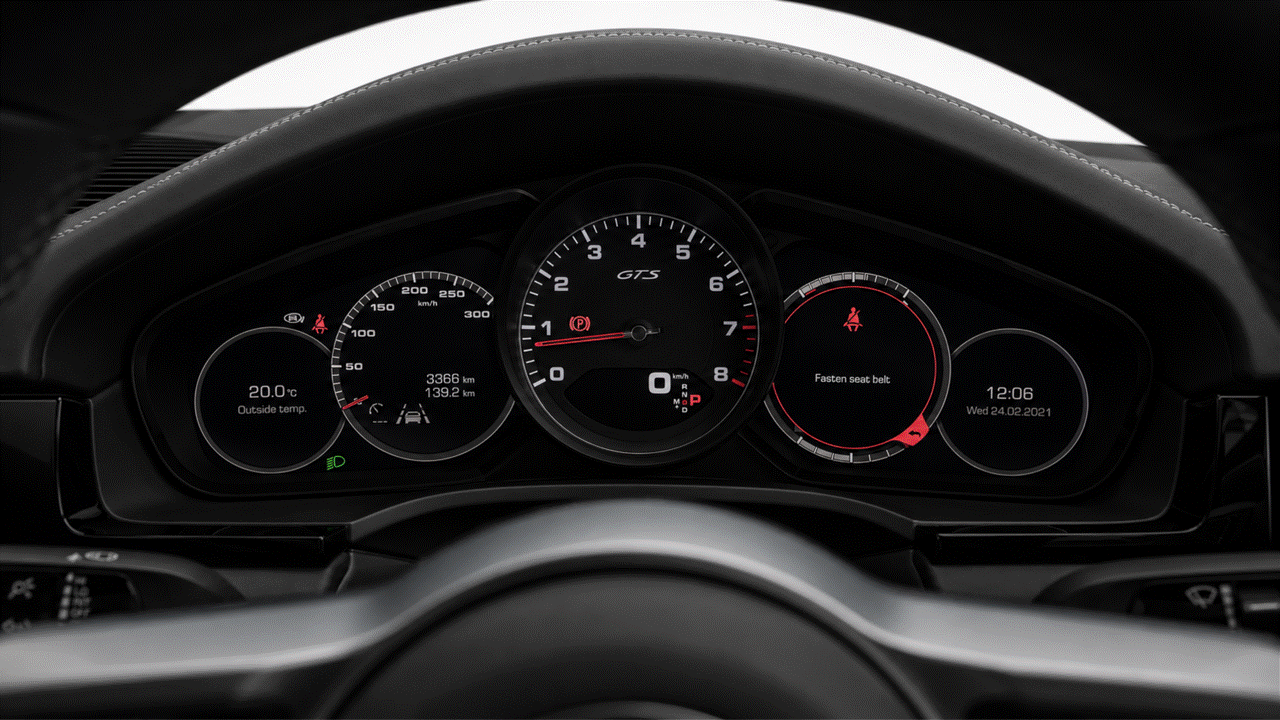 Porsche Cayenne GEN 3 9Y0 2018-2024 Instrument Cluster Screen Protection Film Kit.