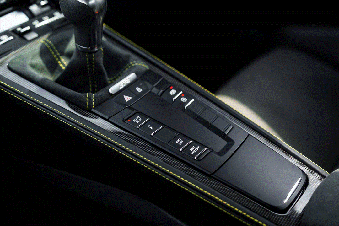 Porsche Cayman Boxster Spyder 718 981 Interior Carbon Fibre Centre Console Paint Protection Film Kit.