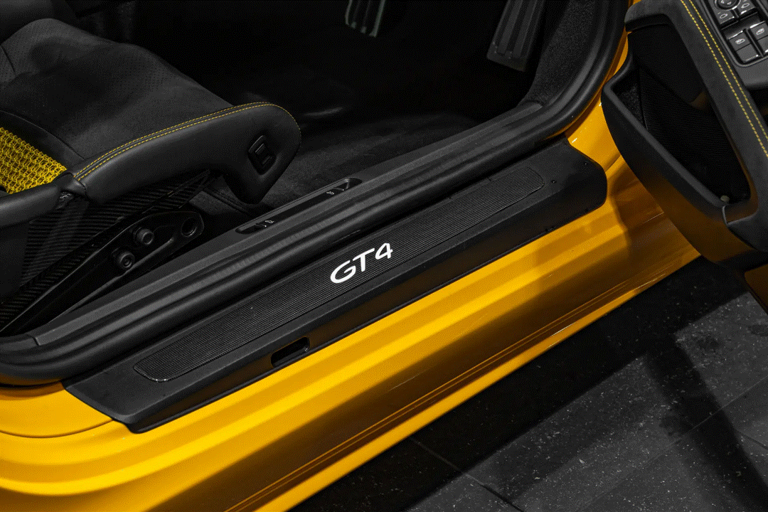 Porsche Cayman Boxster Spyder 718 981 Carbon Fibre Door Sill Paint Protection Film Kit.