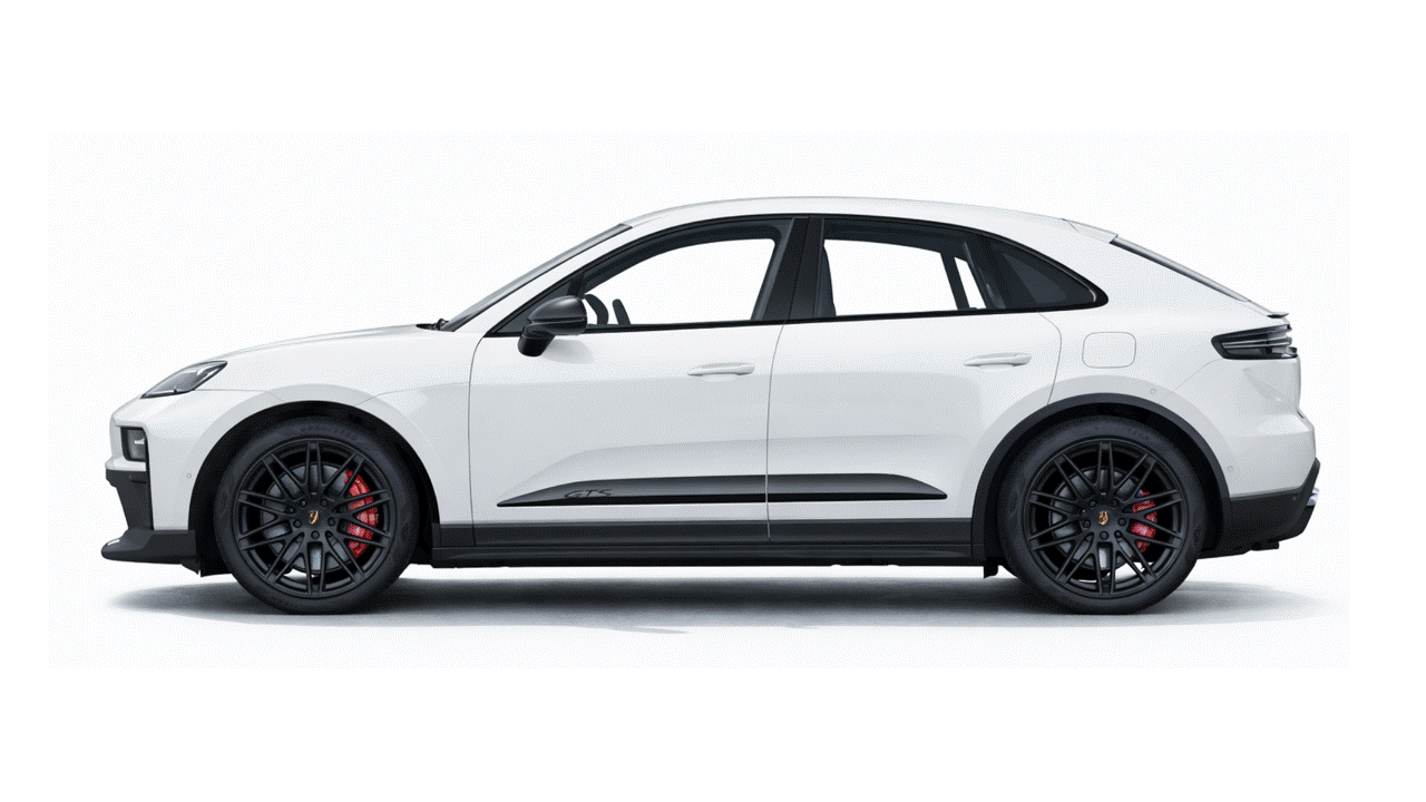 Porsche Macan GEN 2 Electric Exterior Gloss Black Plastics Paint Protection Film Kit.