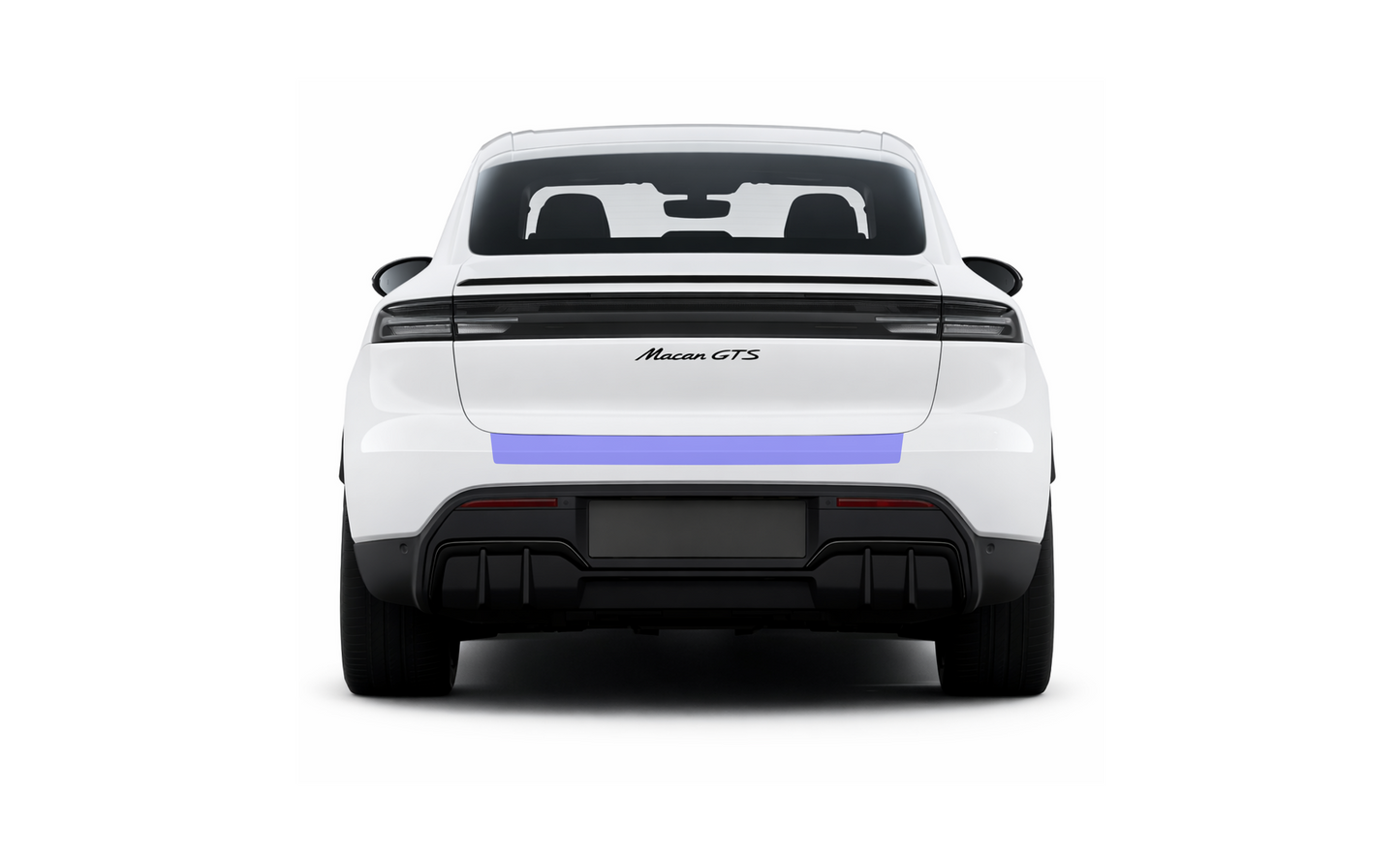 Porsche Macan Electric Rear Bumper Boot Lip Edge Paint Protection Film Kit GEN 2 models. 