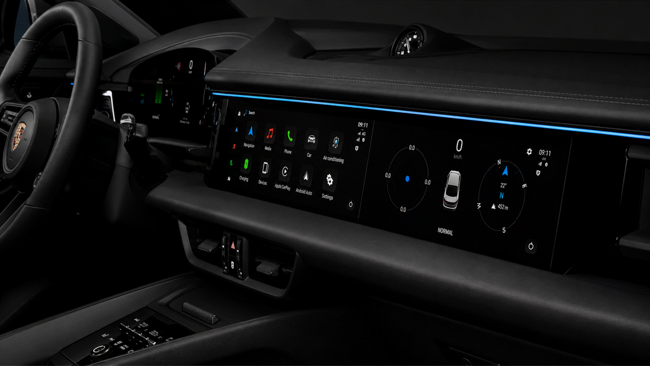 Porsche Macan GEN 2 Electric Centre Infotainment Navoigation Screen Paint Protection Film Kit. 