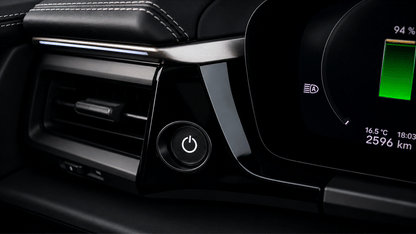 Porsche Macan GEN 2 Electric Gloss Black Power Start Stop Button Surround Paint Protection Film Kit. 