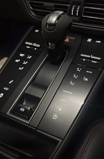 Porsche Macan GEN 1 Centre Console Paint Protection Film Kit in Matte. 