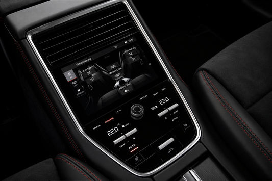Porsche Panamera GEN 2 971 Rear Climate Control Screen Protection Film Kit. 