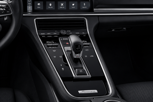 Porsche Panamera GEN 2 971 Interior Piano Black Centre Console Paint Protection Film Kit.