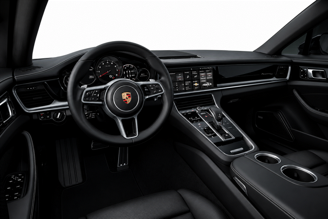 Porsche Panamera GEN 2 971 Interior Piano Black Dashboard Paint Protection Film Kit.