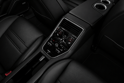 Porsche Panamera GEN 2 971 Interior Piano Black Rear Console Paint Protection Film Kit.