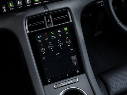 Porsche Taycan Centre Console Climate Control Screen Protection Film Kit. 