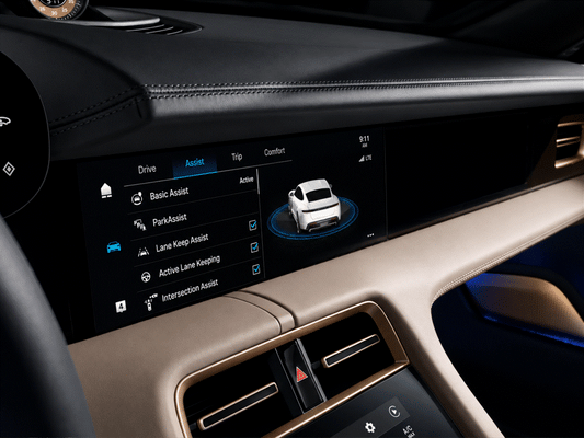 Porsche Taycan Navigation Infotainment Screen Protection Film Kit.