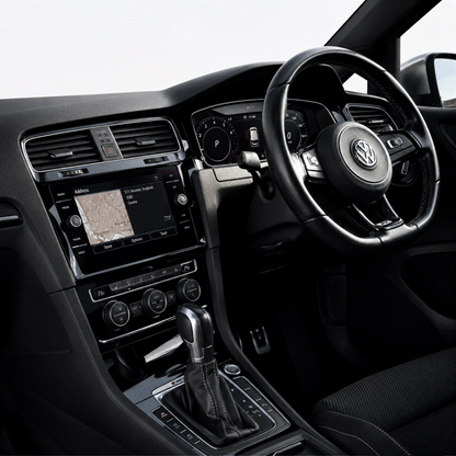 Volkswagen Golf MK7 MK7.5 Full Interior Paint Protection Film Kit., centre console and dashboard. 