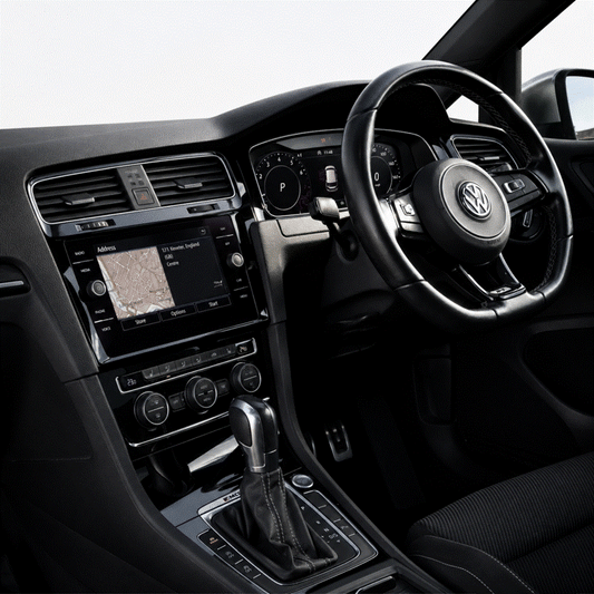 Volkswagen Golf MK7 MK7.5 Full Interior Paint Protection Film Kit., centre console and dashboard. 