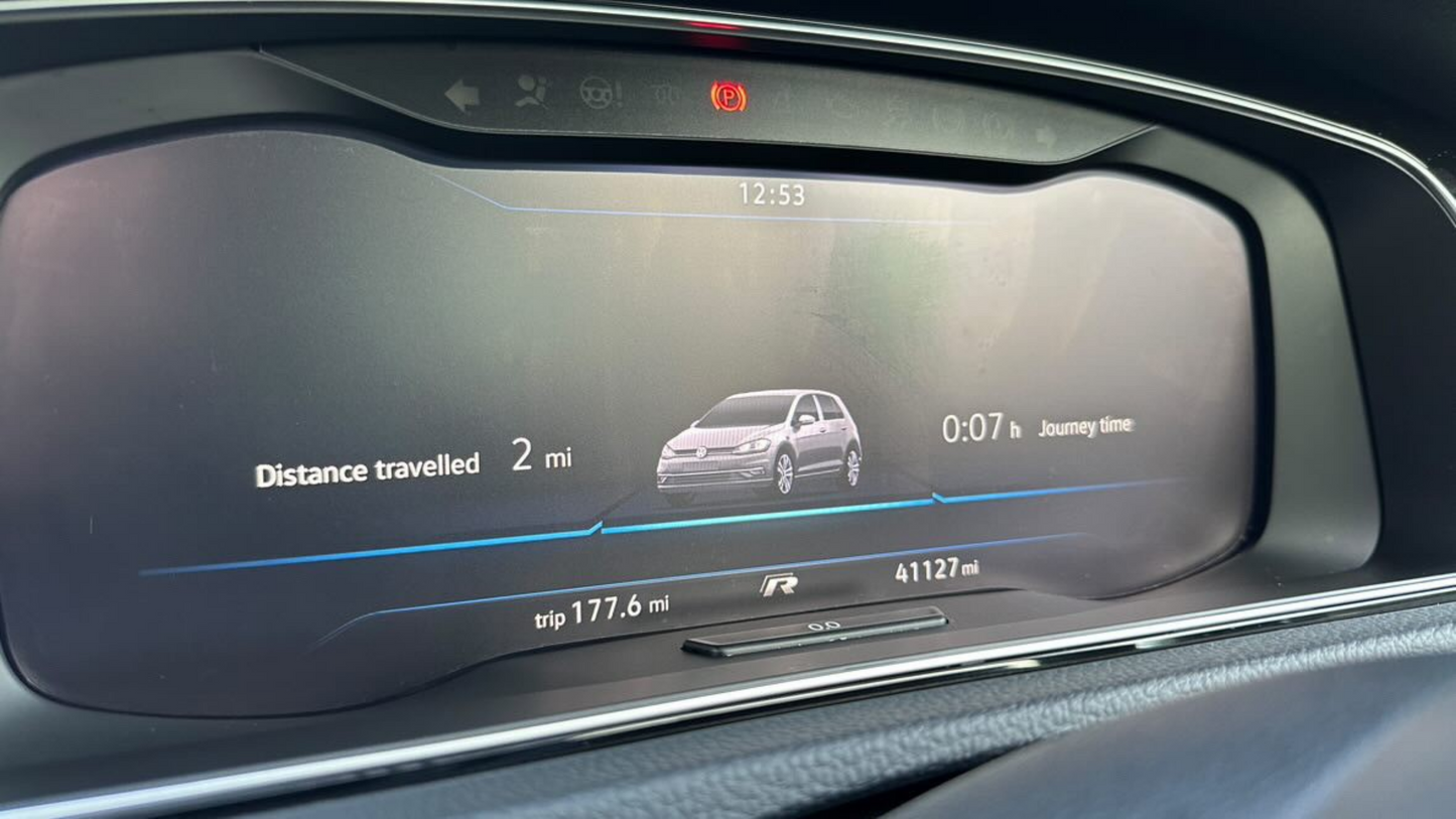 VW Golf  MK7.5 Digital Instrument Cluster Virtual Cockpit Screen Protection Film Kit in matte.