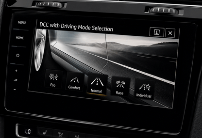 VW Golf, Arteon, Tiguan & Passat 9.2" navigation media screen protector coverage, boasting anti-glare & anti-fingerprint properties.