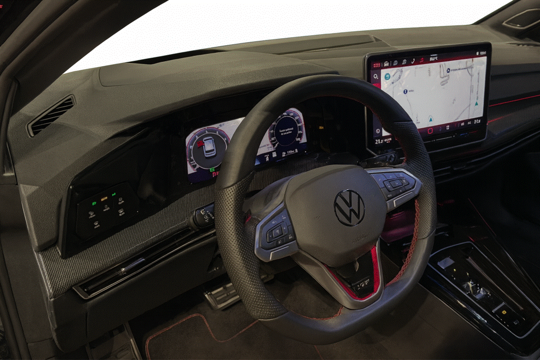 VW Golf MK8.5 facelift interior paint protection film kit dashboard coverage.