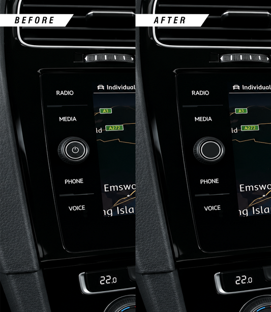 Volkswagen | Seat | Skoda Head Unit Power / Volume Button Vinyl Overlays