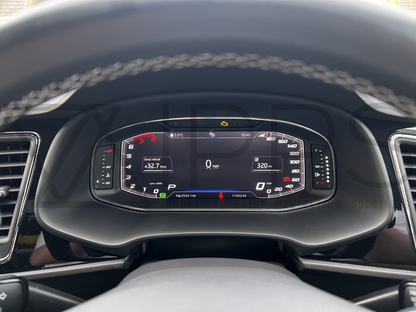 Seat Cupra Leon | Formentor | Ateca | Ibiza | Tarraco | Arona Digital Instrument Cluster / Virtual Cockpit Screen Protection Film Kit