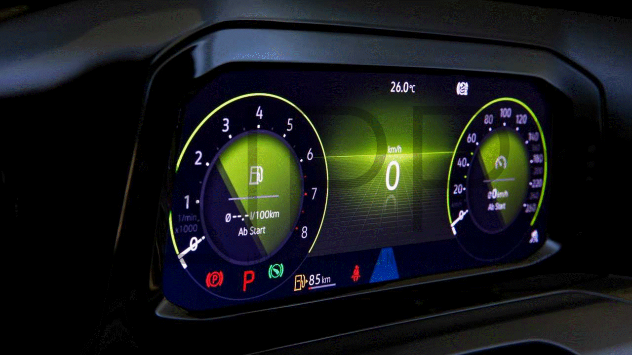 Volkswagen Golf Digital Instrument Cluster / Virtual Cockpit Screen Protection Film Kit (MK8)
