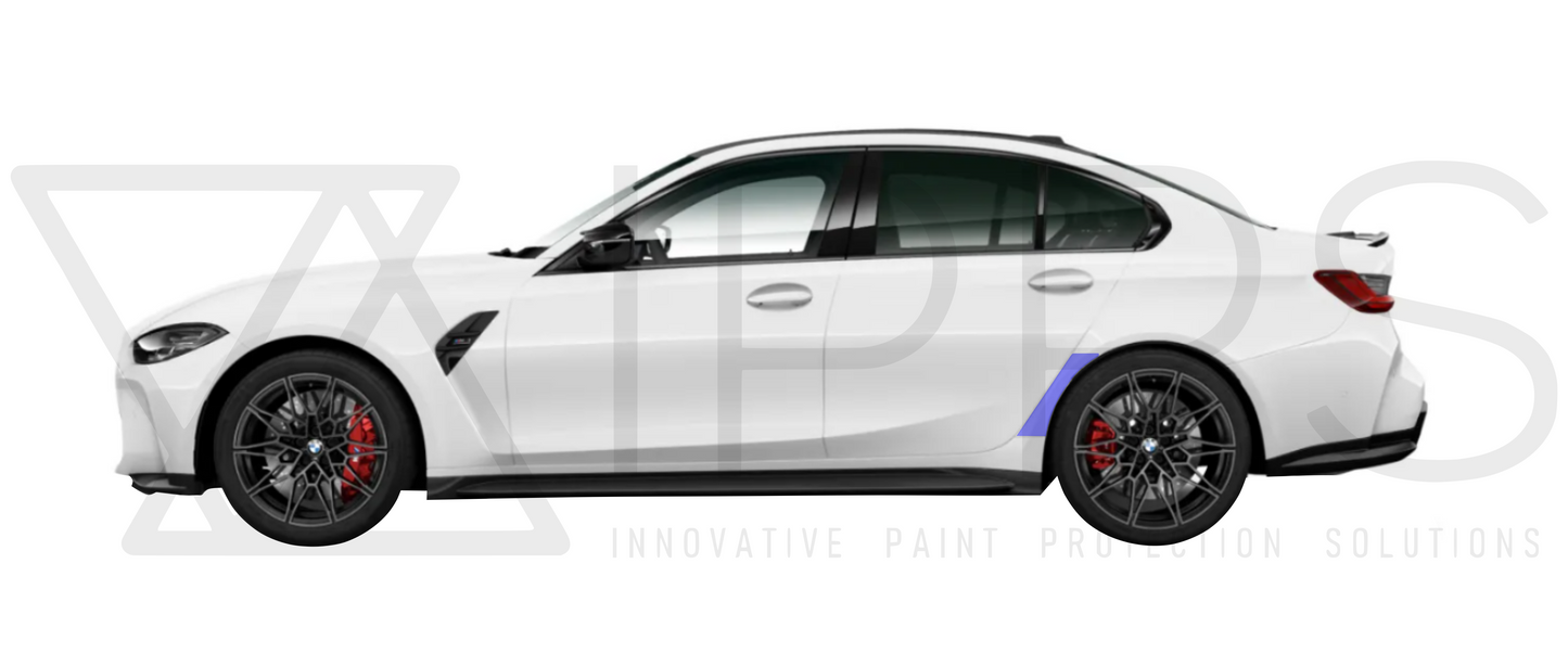 BMW M3 & M3 Competition Large Rear Quarter Paint Protection Film Kit (G80 | G81)